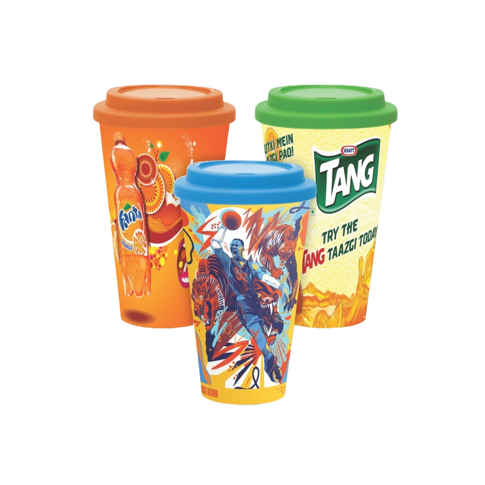 Copo Cromia Starbucks para Café, Suco e Bebidas em geral In Mold Label-18 - BUC400CPW