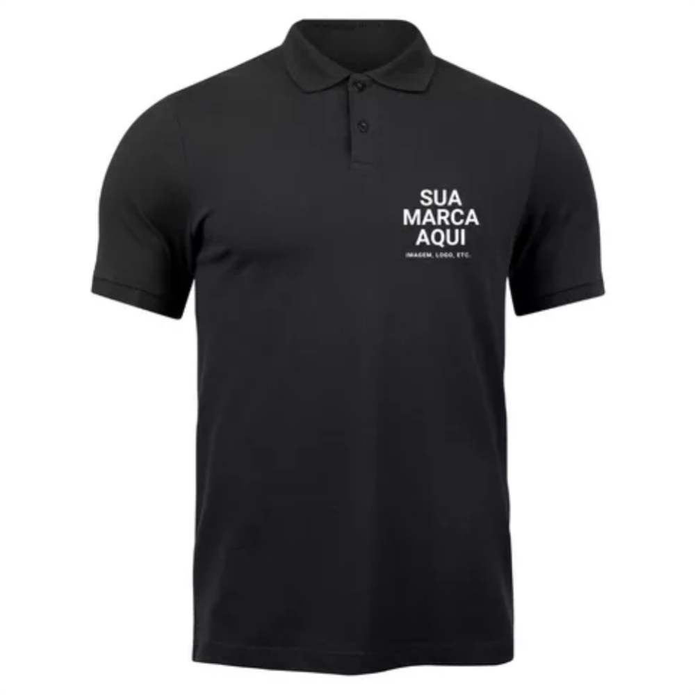 Camiseta Polo Preta