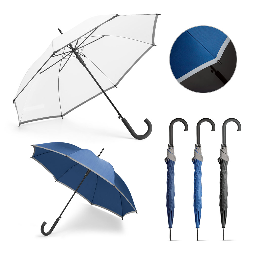 Guarda-chuva com faixa refletora